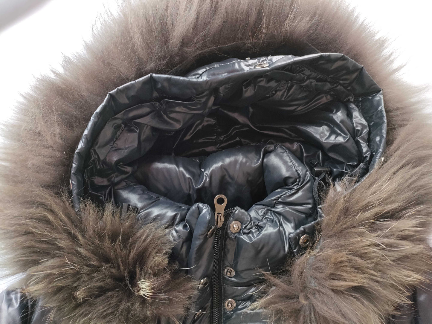 DUVETICA fur-trimmed down coat