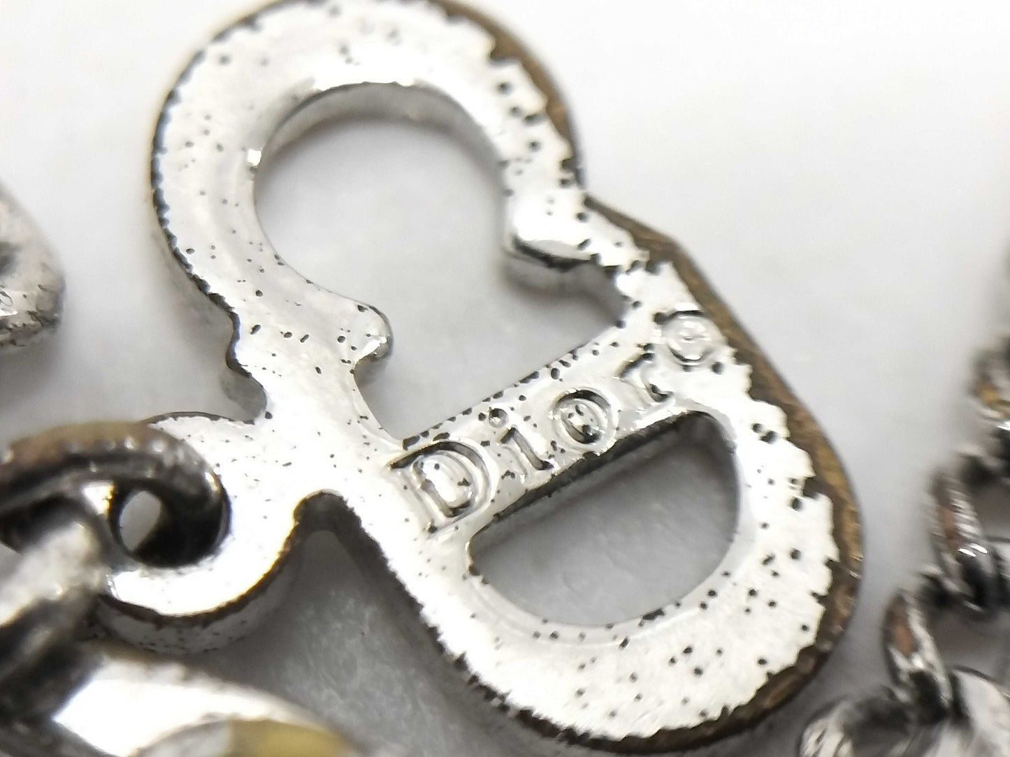 Dior Silver Heart Necklace