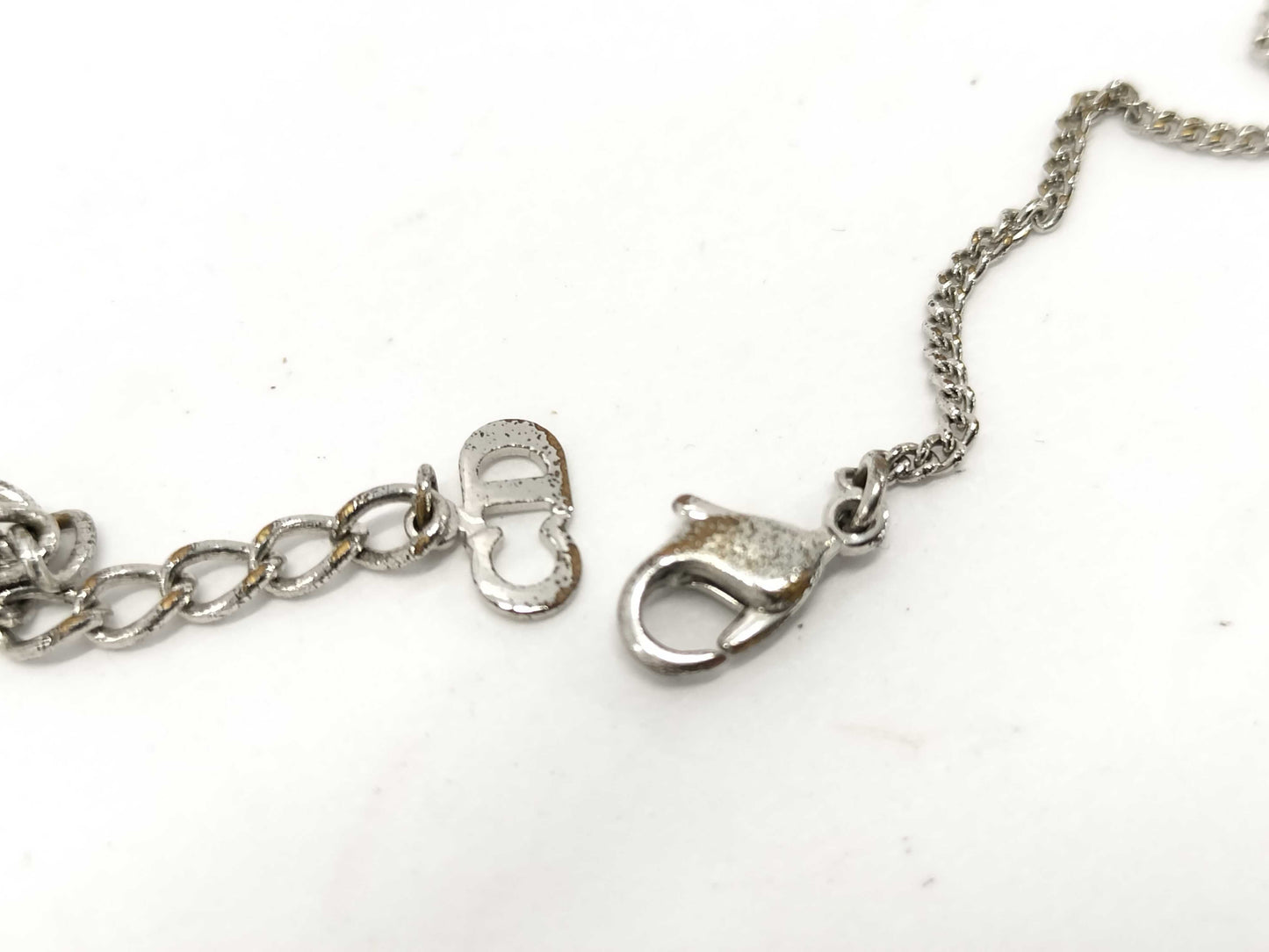 Dior Silver Heart Necklace