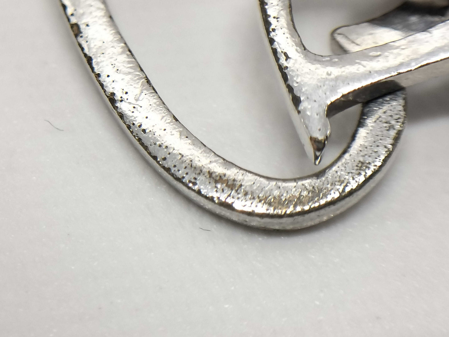 Dior Silver Heart Necklace