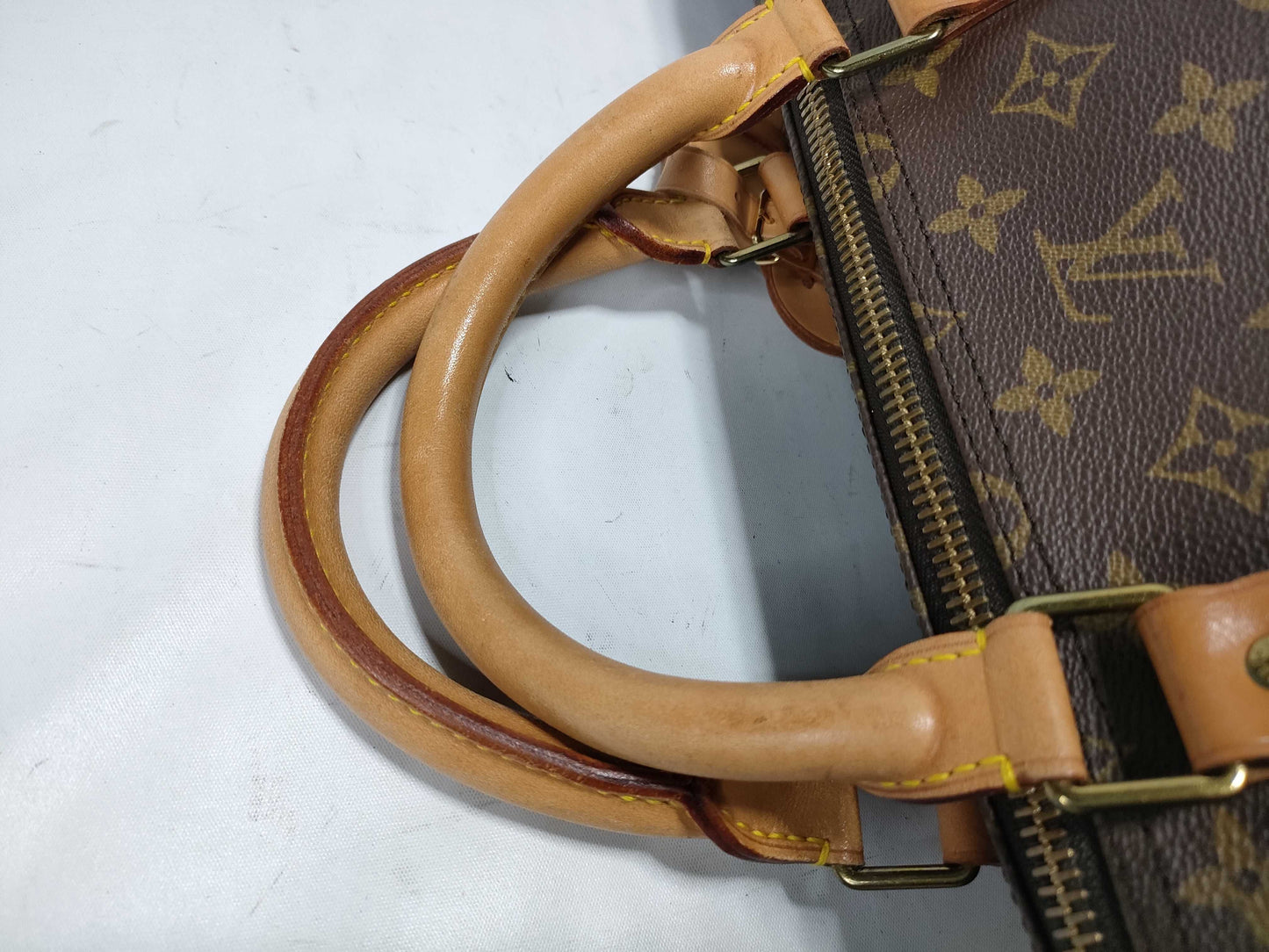 LOUIS VUITTON Monogram M41412 Keepall Bandouliere 60 Boston Bag