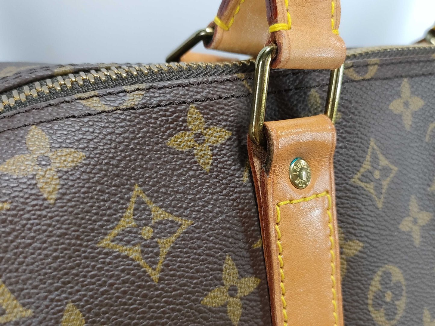 LOUIS VUITTON Monogram M41412 Keepall Bandouliere 60 Boston Bag