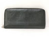 LOUIS VUITTON Taiga Zippy Wallet Vertical Black Wallet