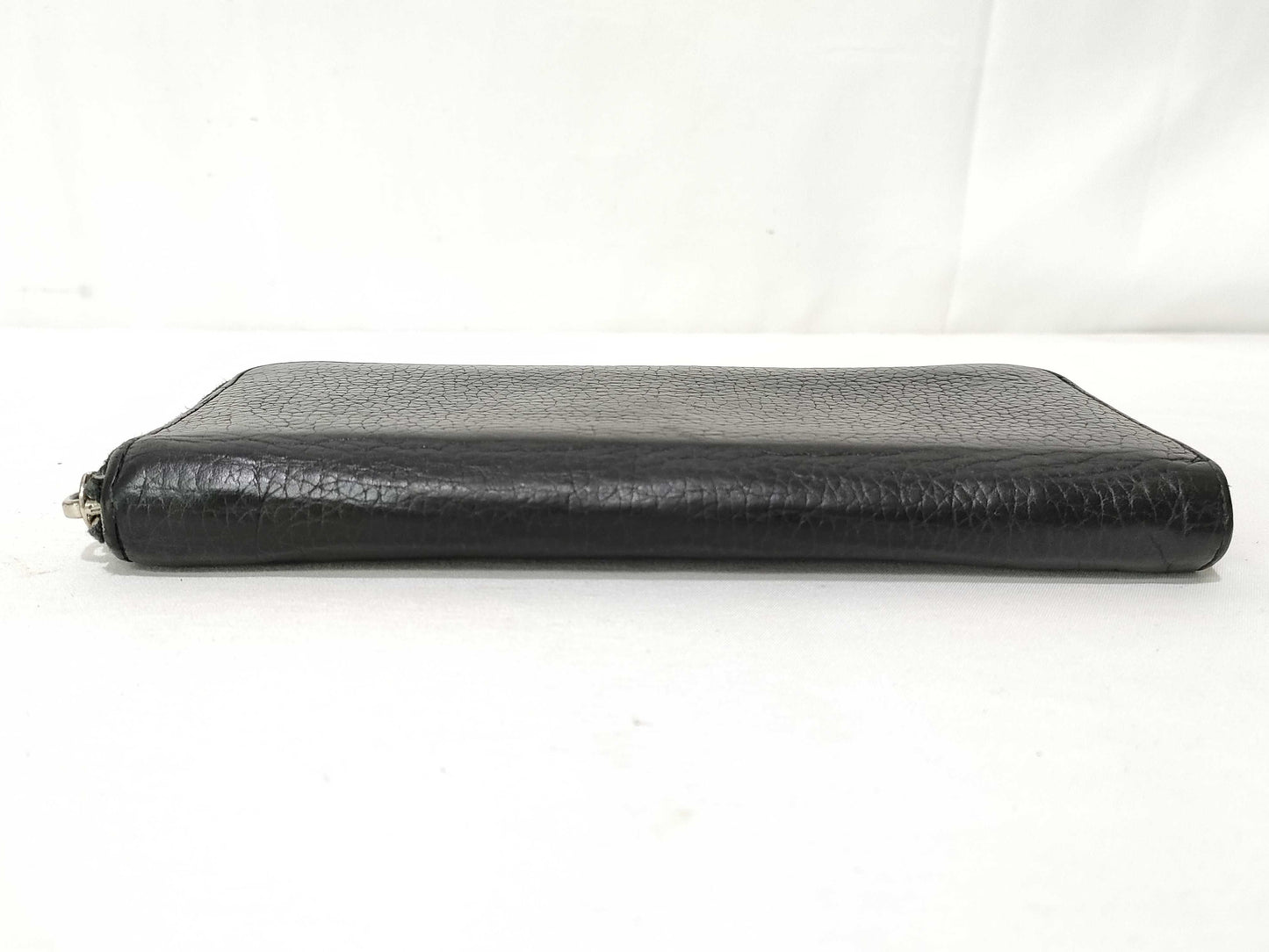 LOUIS VUITTON Taiga Zippy Wallet Vertical Black Wallet