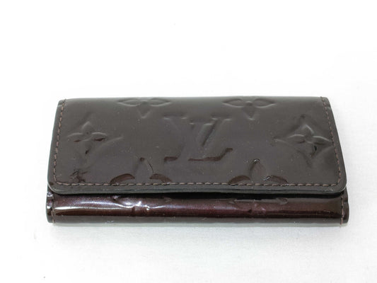 LOUIS VUITTON Vernis Bold Key Case, 4-Ring Keychain