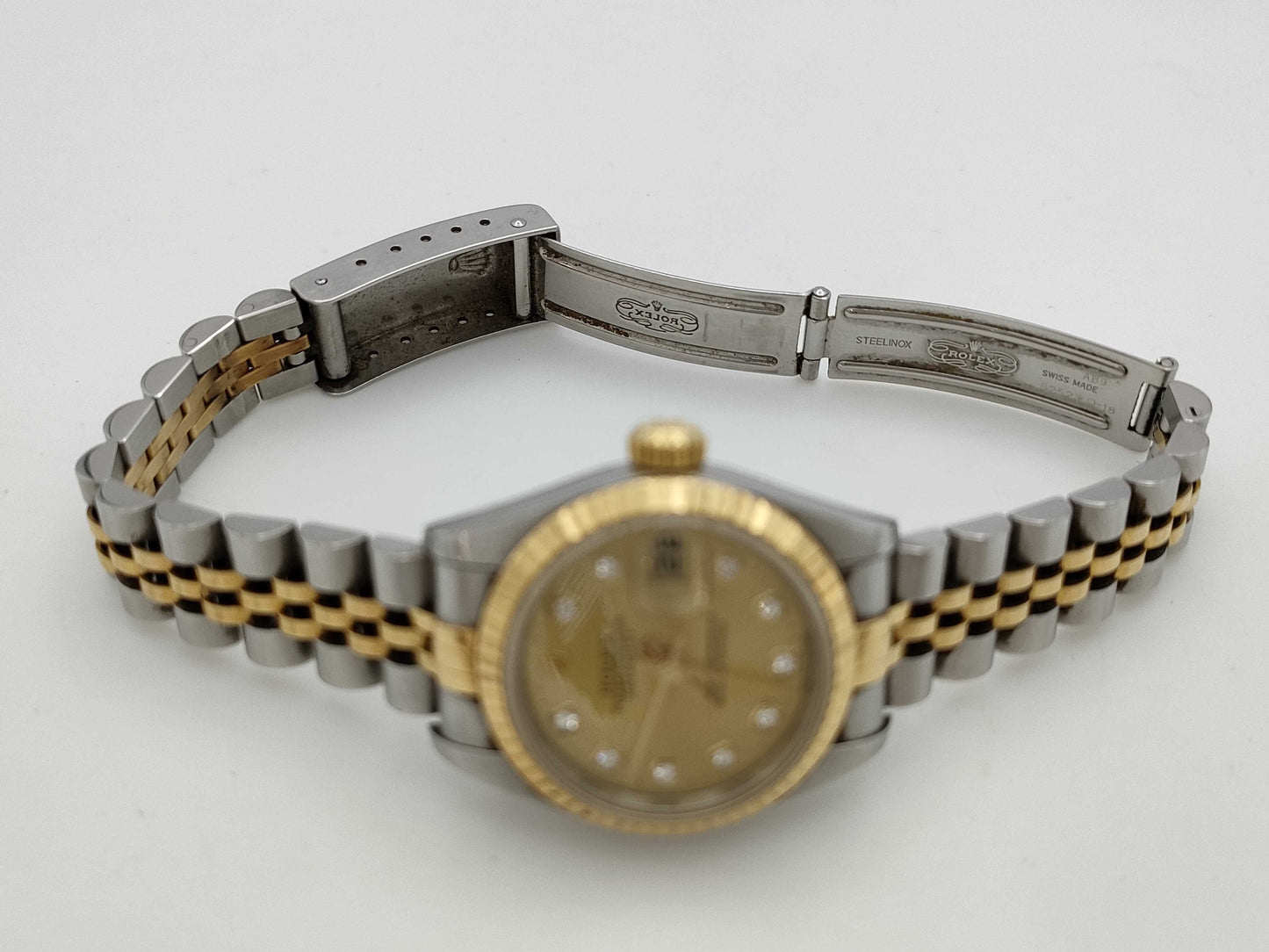 ROLEX 79173G P645088 Champagne Dial Women's Watch