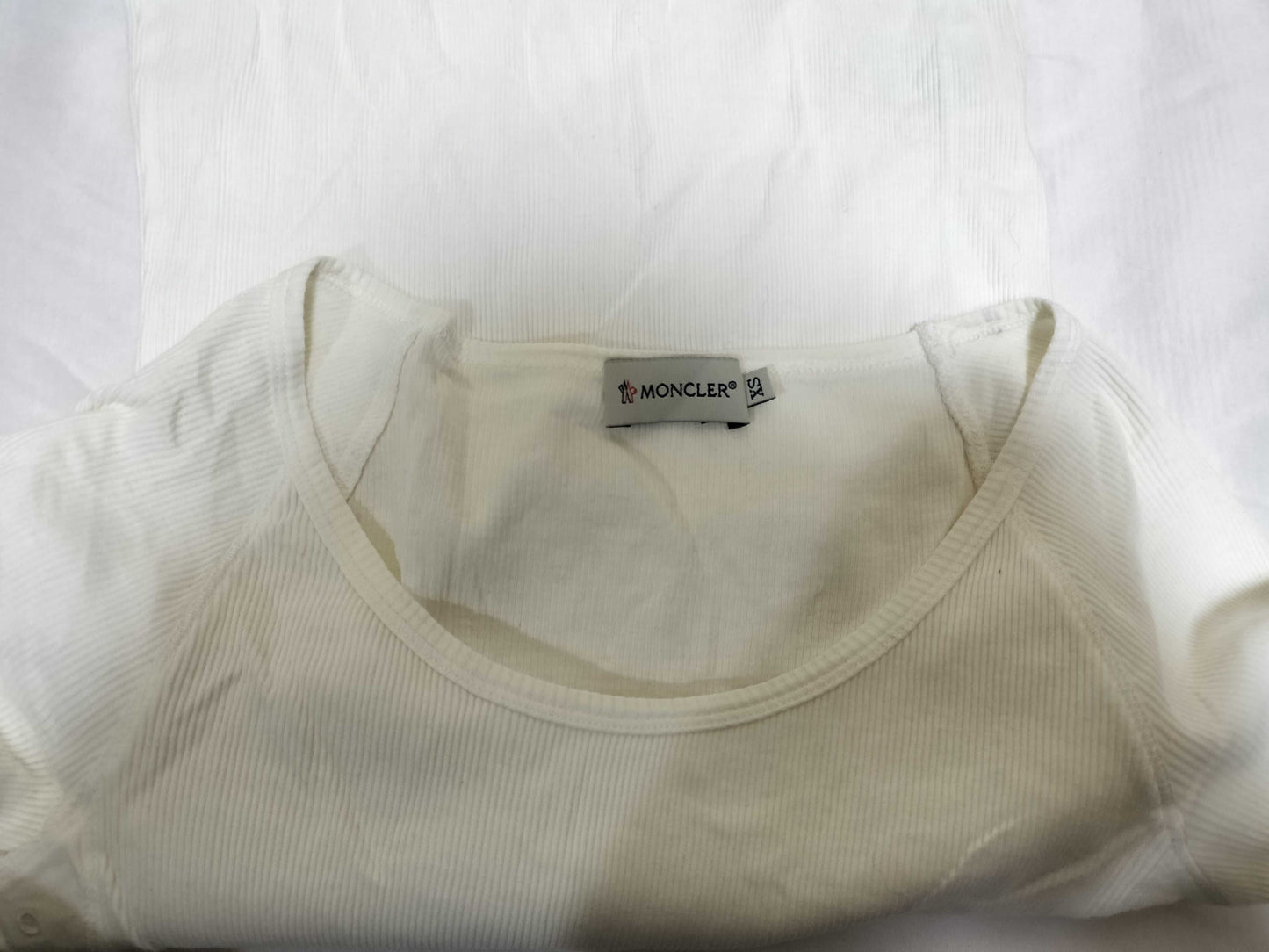 MONCLER tank top ruffle shirt