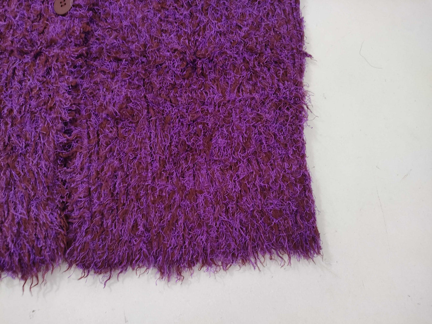 ISSEY MIYAKE Pleats Please Shaggy Cardigan