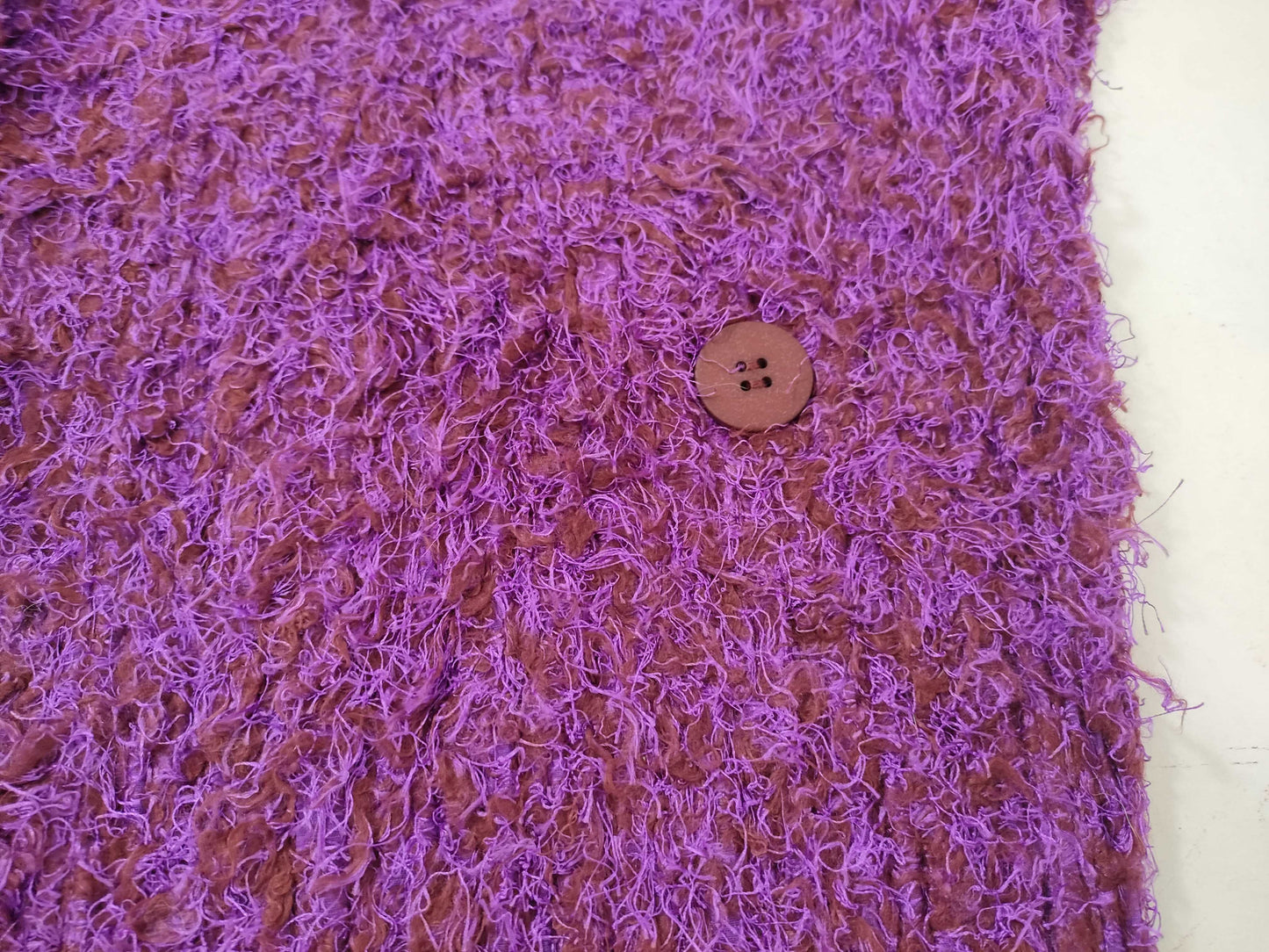 ISSEY MIYAKE Pleats Please Shaggy Cardigan