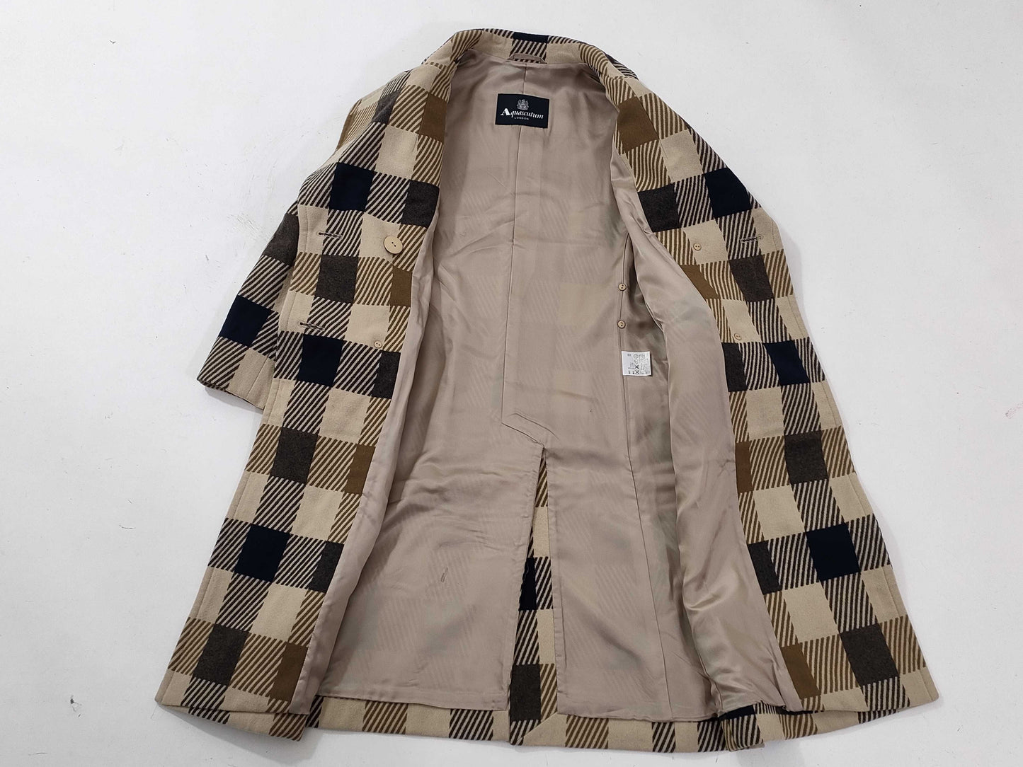 Aquascutum Check Coat