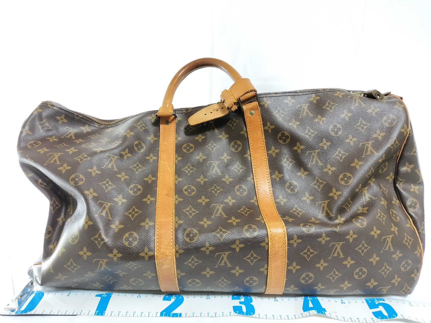 LOUIS VUITTON Monogram M41412 Keepall Bandouliere 60 Boston Bag