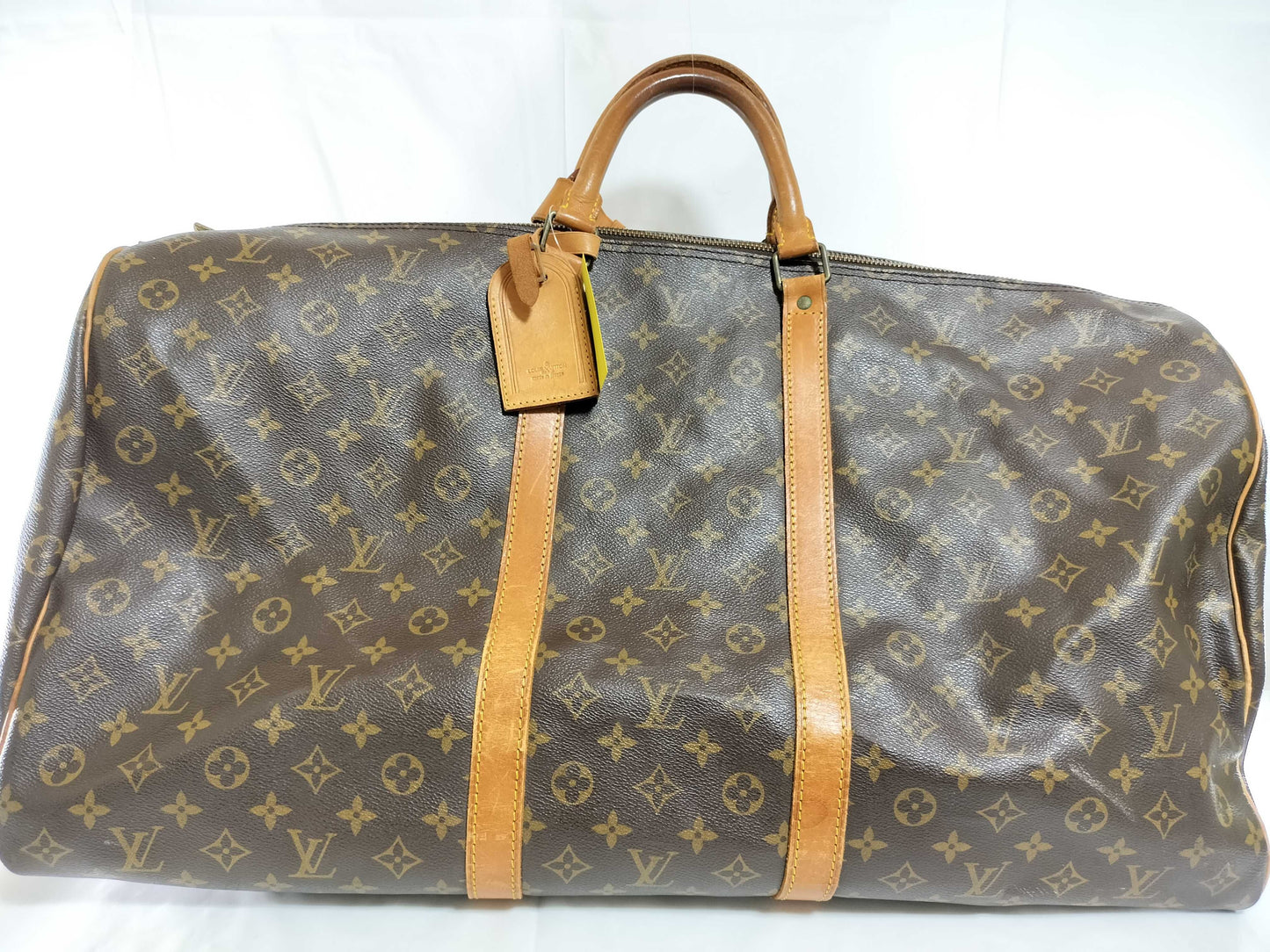 LOUIS VUITTON Monogram M41412 Keepall Bandouliere 60 Boston Bag