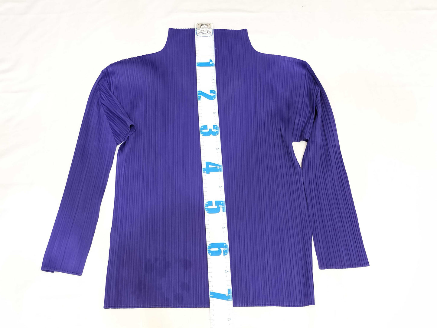PLEATS PLEASE Issey Miyake clothing Pleats Please high-neck top, purple