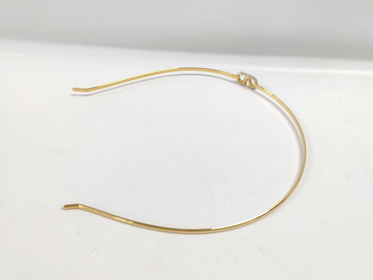 VALENTINO V Logo Signature Swarovski Collaboration Headband Other Accessories