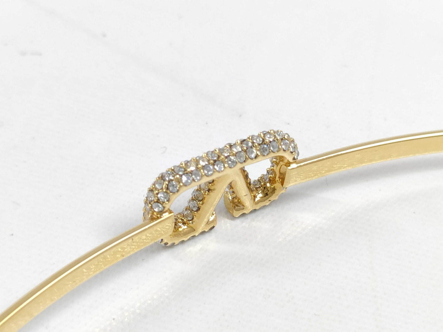 VALENTINO V Logo Signature Swarovski Collaboration Headband Other Accessories