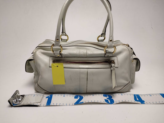 COACH 1808 Handbag White Turnlock Handbag