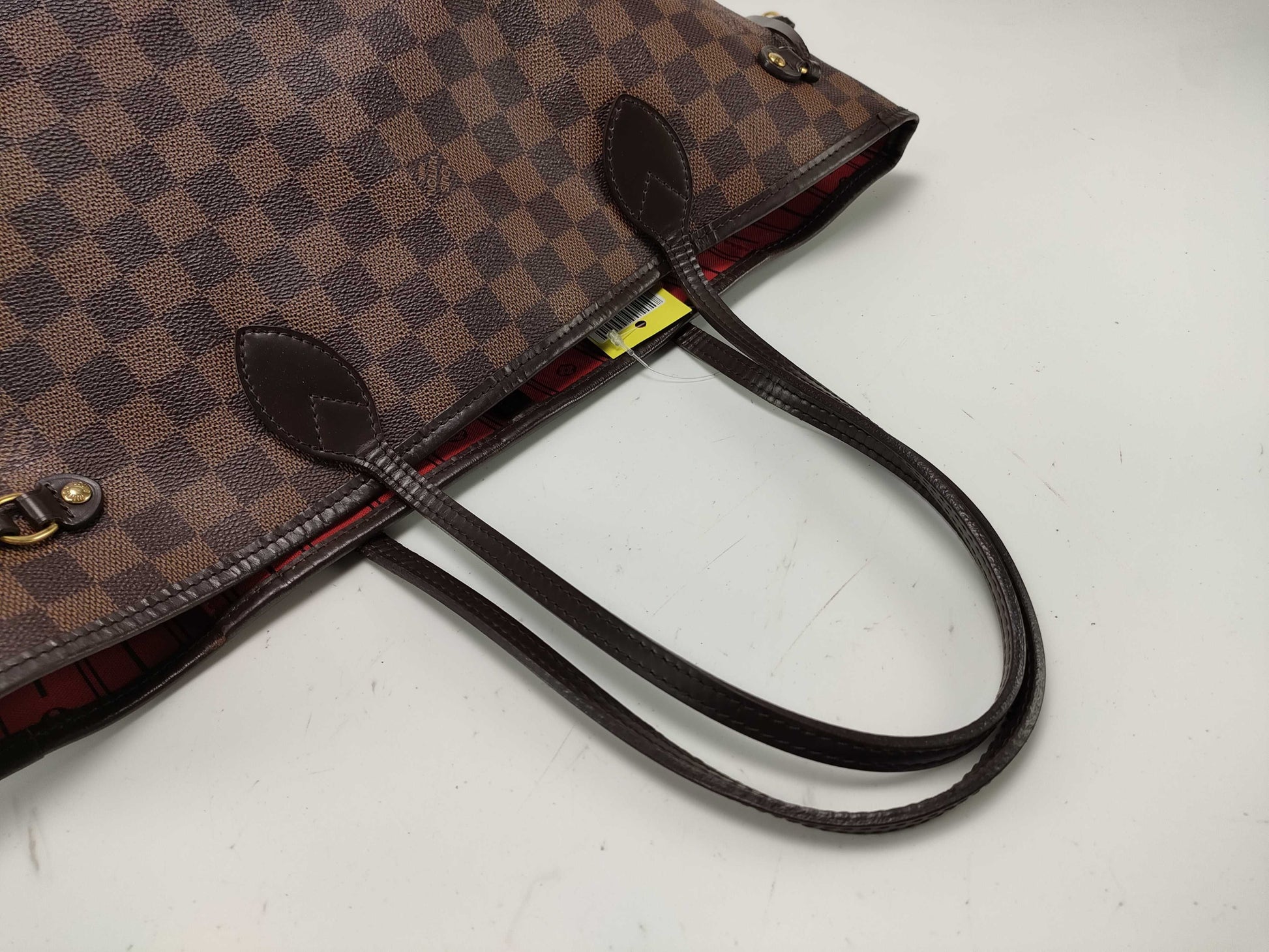 LOUIS VUITTON Damier N41358 Neverfull MM Tote Bag