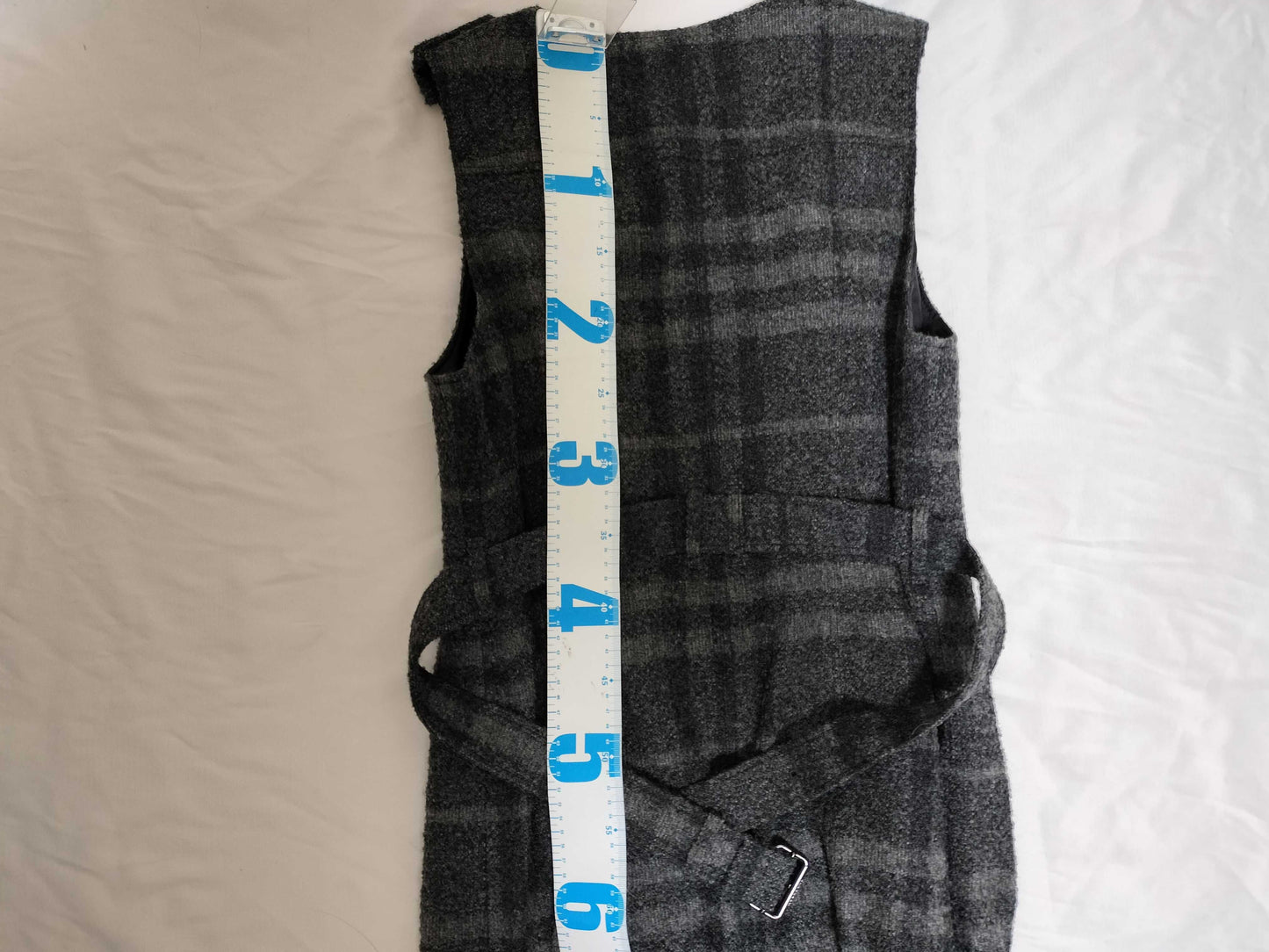 BURBERRY Nova Check Wool Dress with Belt