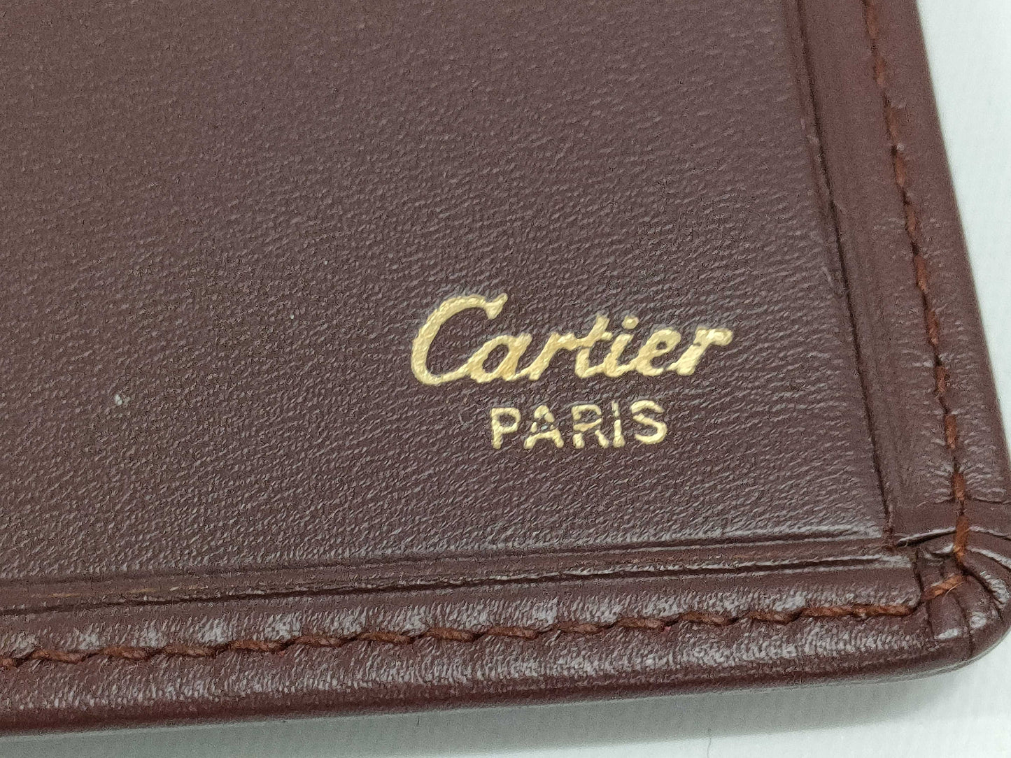 Cartier Must Bifold Card Case, Card Case, Pass Case, Business Card Case