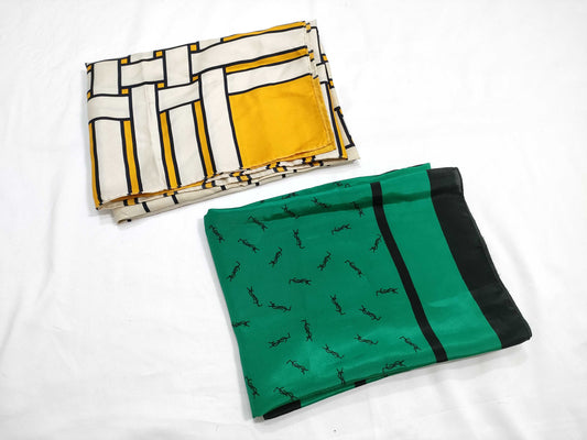 Yves Saint Laurent Large Scarf 2-Piece Set Other Accessories