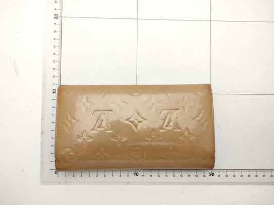 LOUIS VUITTON Vernis M91352 Pochette Porte Monnaie Credit Long Wallet Tri-fold Wallet