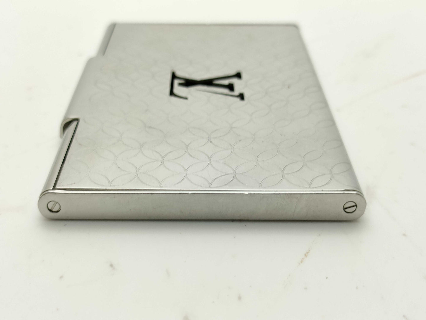 LOUIS VUITTON Porte Carte Champs-Élysées Silver Card Case, Pass Case, Business Card Holder