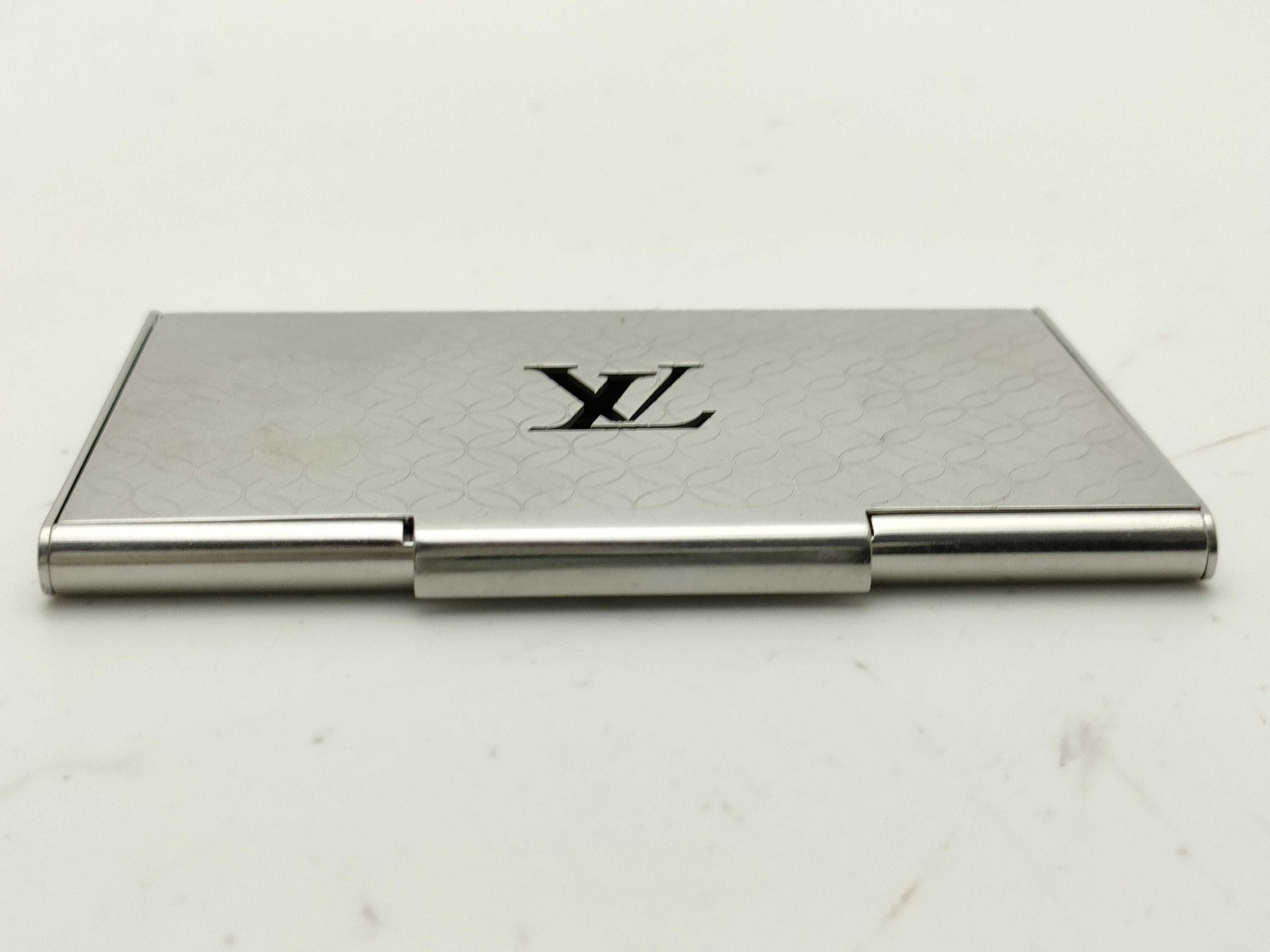 LOUIS VUITTON Porte Carte Champs-Élysées Silver Card Case, Pass Case, Business Card Holder