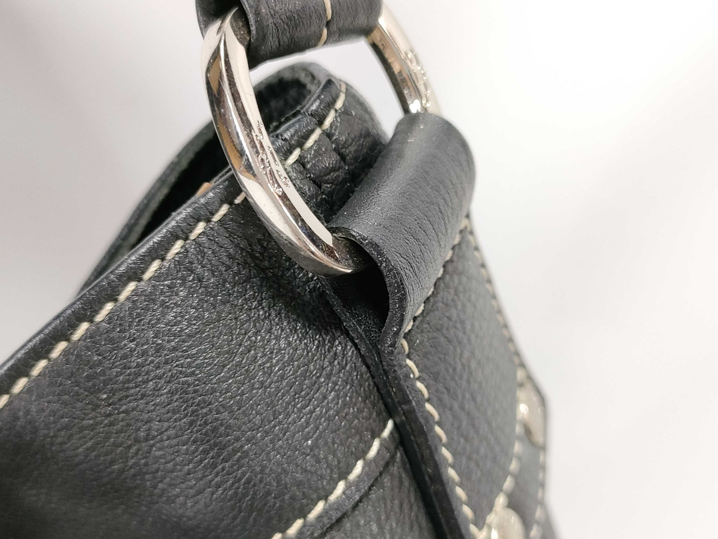 LONG CHAMP Leather One-Shoulder Bag Shoulder Bag