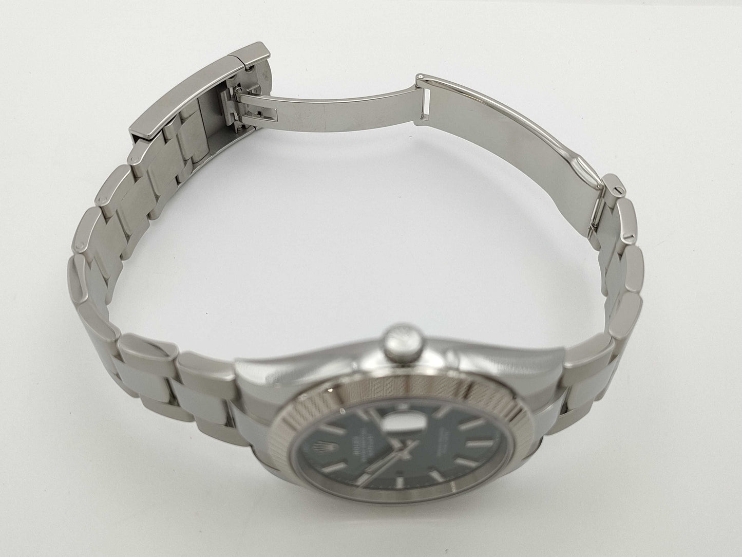 ROLEX 126334 651R0407 Mint Green Men's Watch
