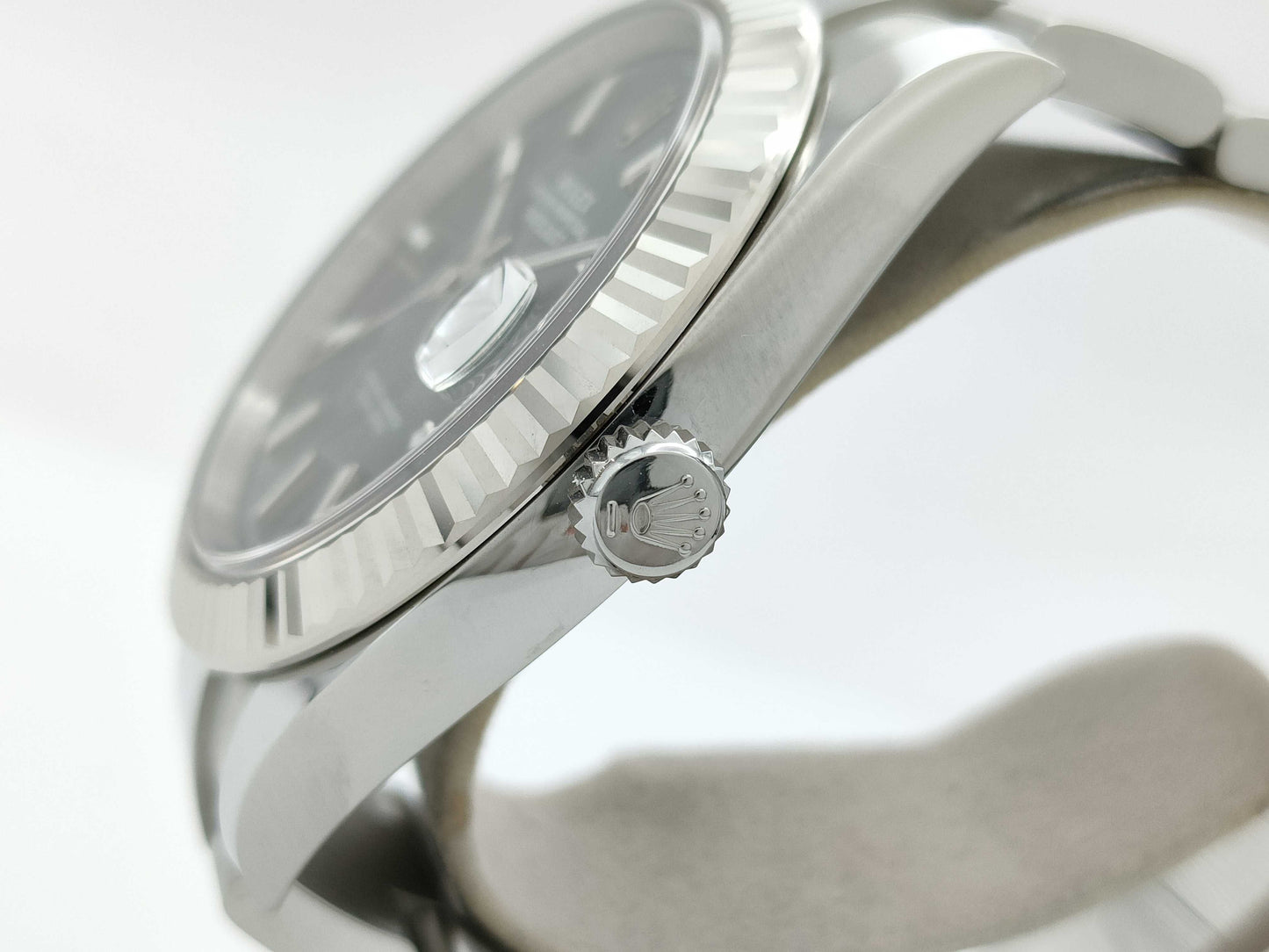 ROLEX 126334 651R0407 Mint Green Men's Watch