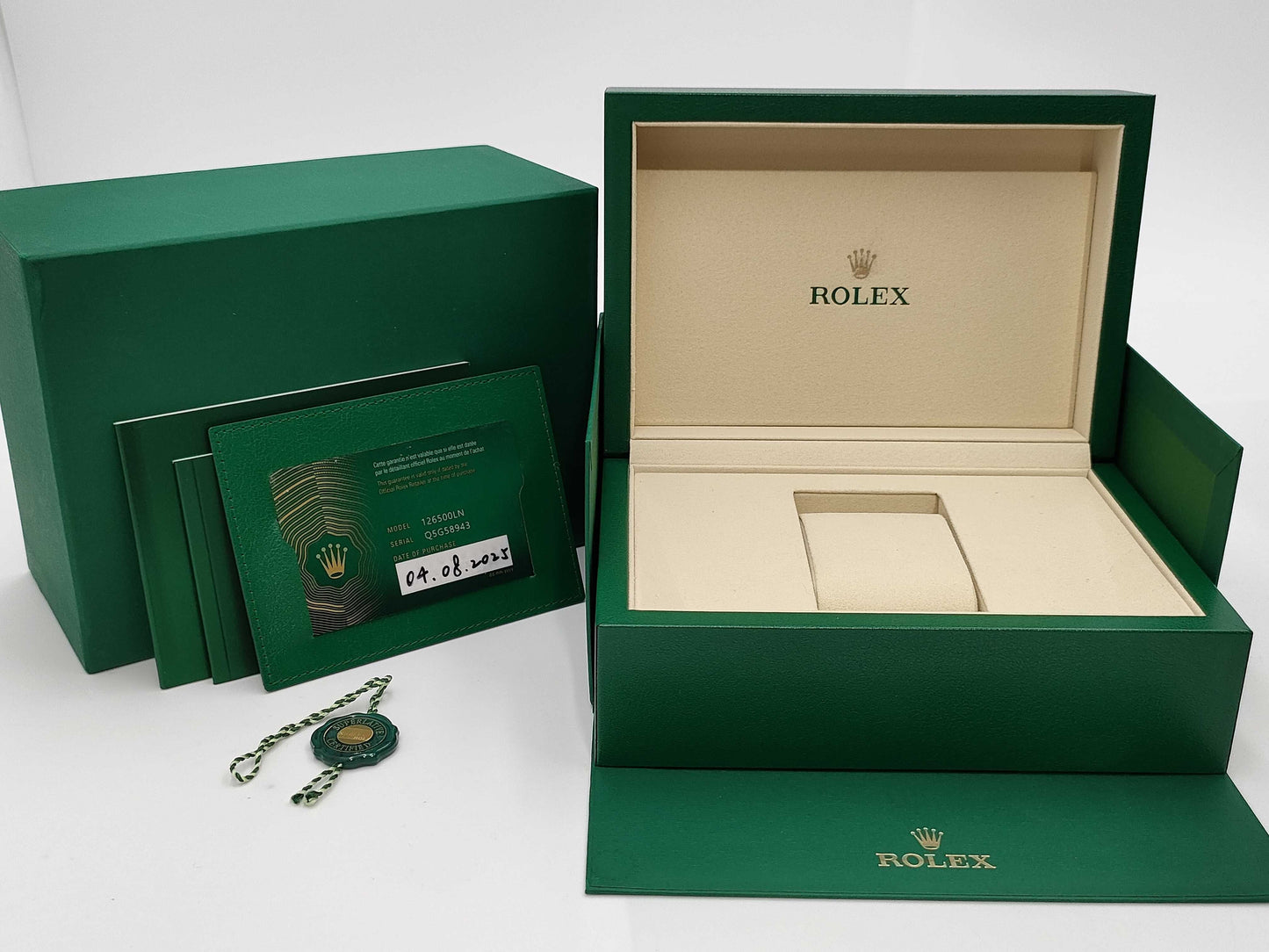 ROLEX 126500LN Q5G58943 White Dial Men's Watch