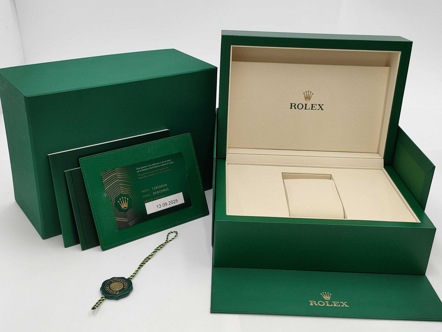 ROLEX 126500LN 8X8359N5 Black Dial Men's Watch