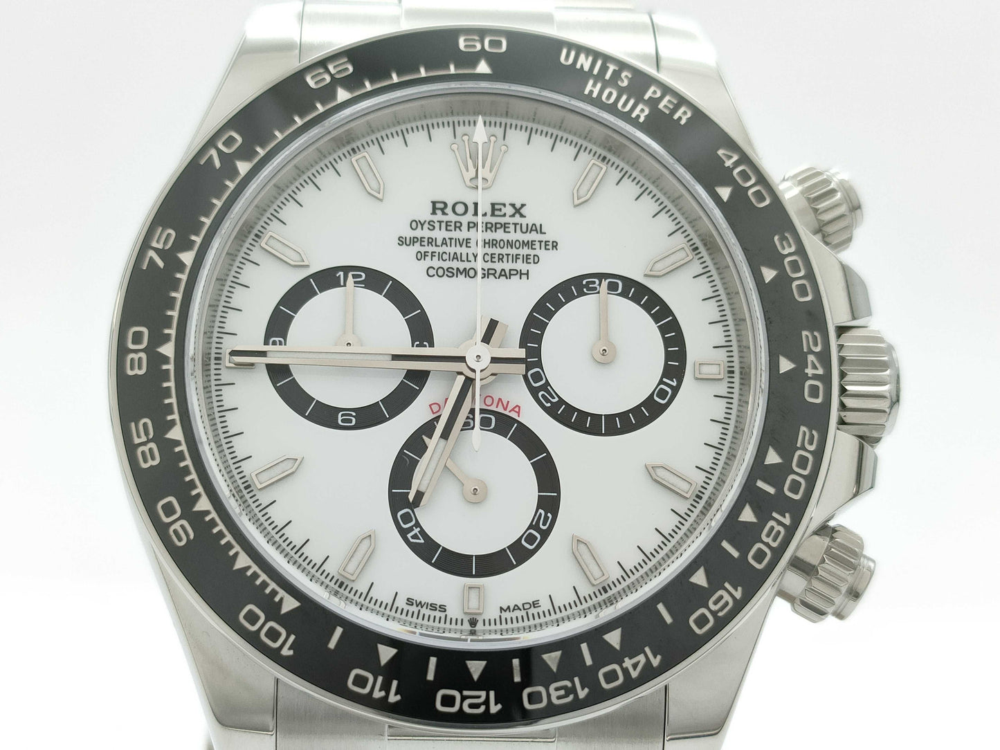 ROLEX 126500LN 5F6N0591 White Dial Men's Watch