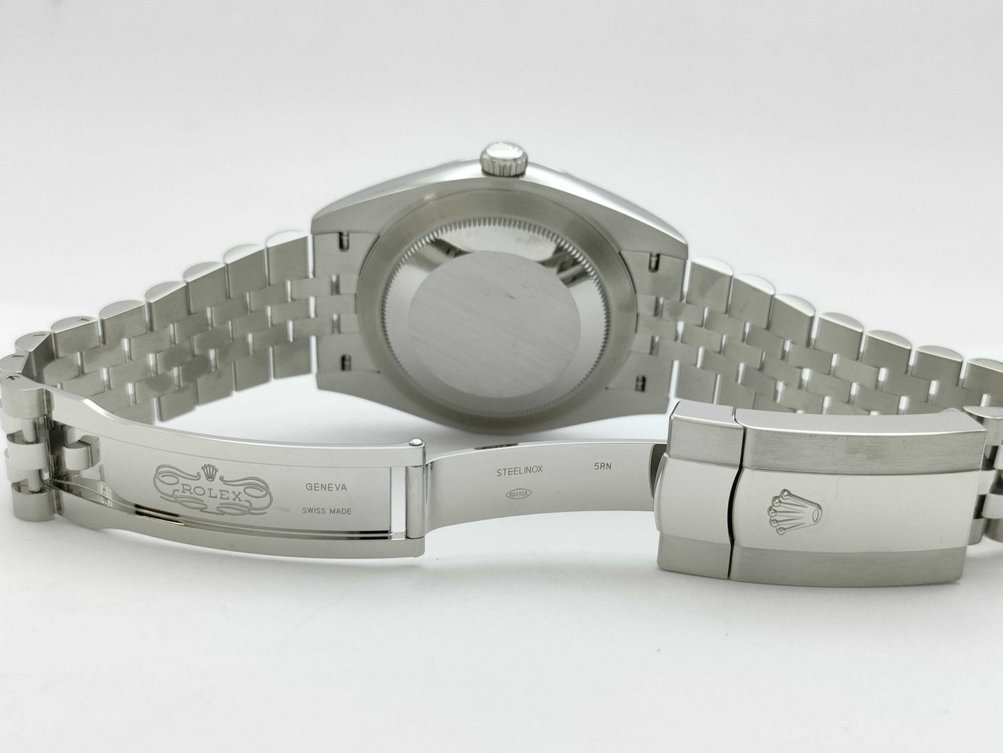ROLEX 126300 7X744874 White Dial Men's Watch