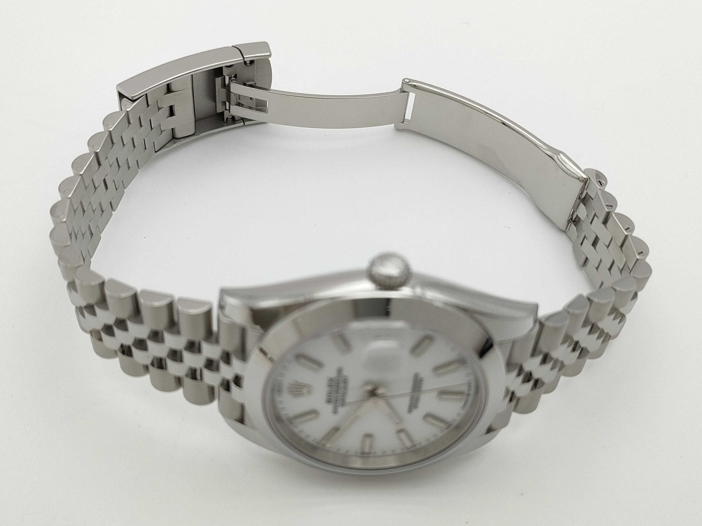 ROLEX 126300 7X744874 White Dial Men's Watch