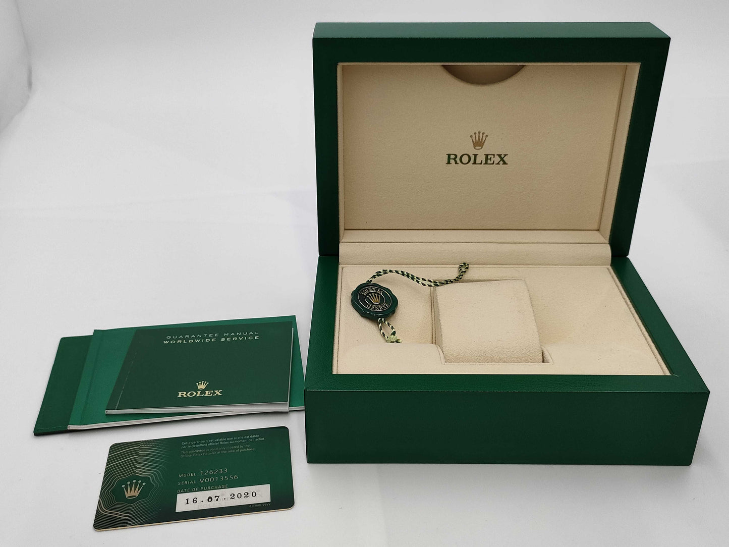 ROLEX 126233NG V0013556 White Shell Dial Men's Watch