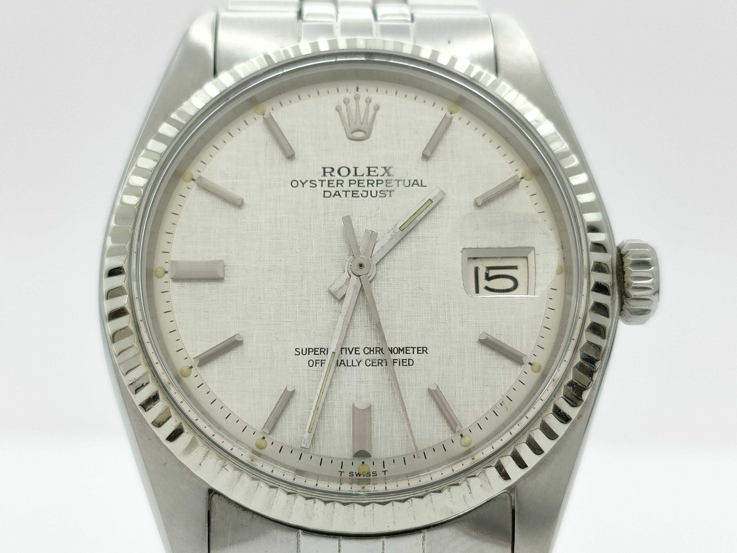 ROLEX 1601/4 3360423 Mosaic Dial Boys' Watch