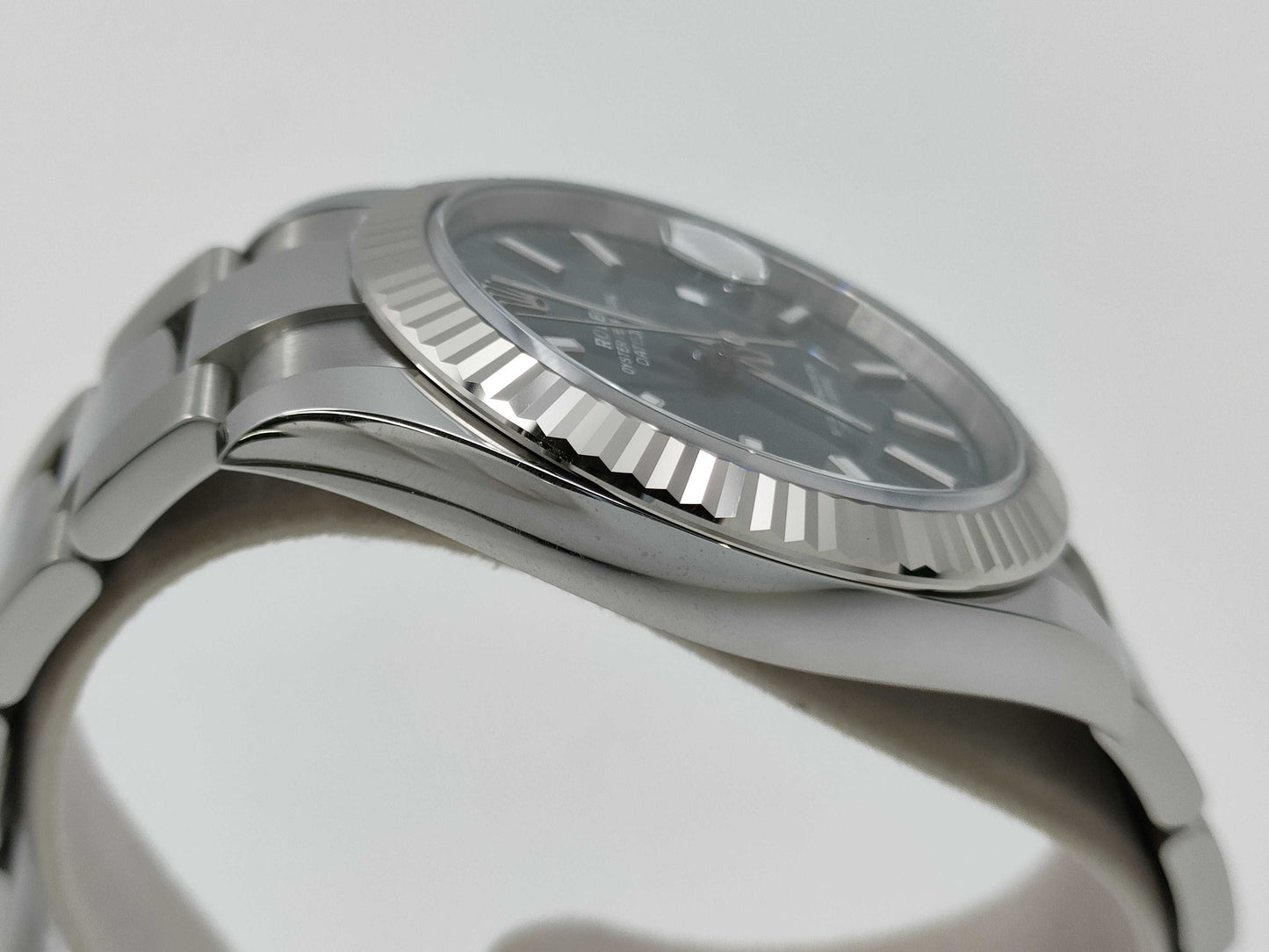ROLEX 126334 5U054246 Mint Green Men's Watch