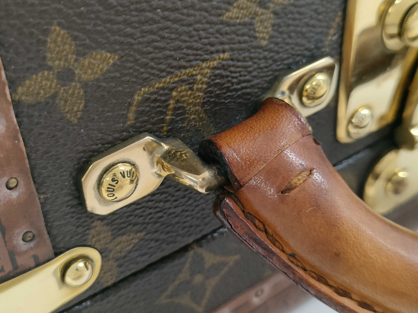 LOUIS VUITTON Monogram Coteville 25 SP Order Trunk Handbag