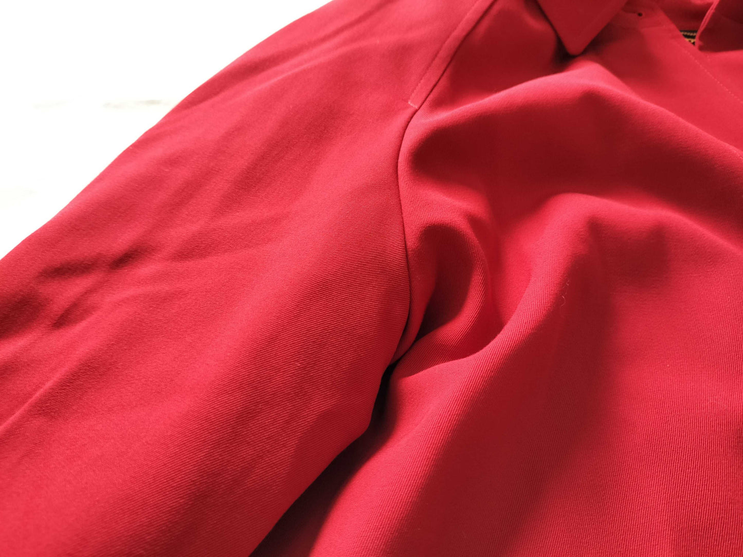 BURBERRY Red Design Long Coat