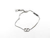 VALENTINO V Logo Signature Bracelet Silver Bracelet/Bangle