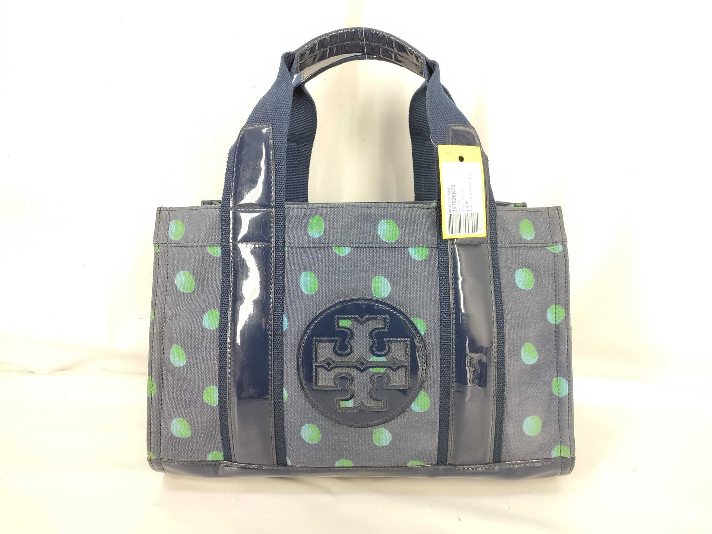 Tory Burch Canvas x Enamel Handbag