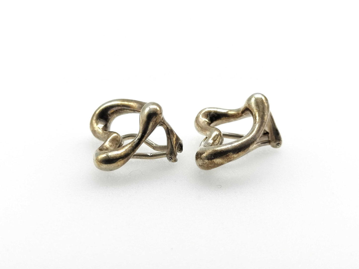 Tiffany & Co. Open Heart SV925 10.4g Earrings