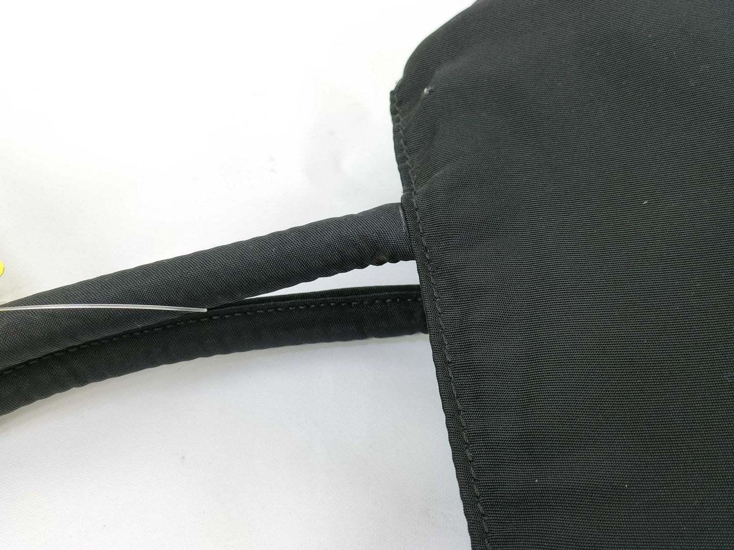 PRADA Nylon Handbag with Triangle Logo