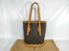 LOUIS VUITTON Monogram M42238 Petit Bucket Shoulder Bag