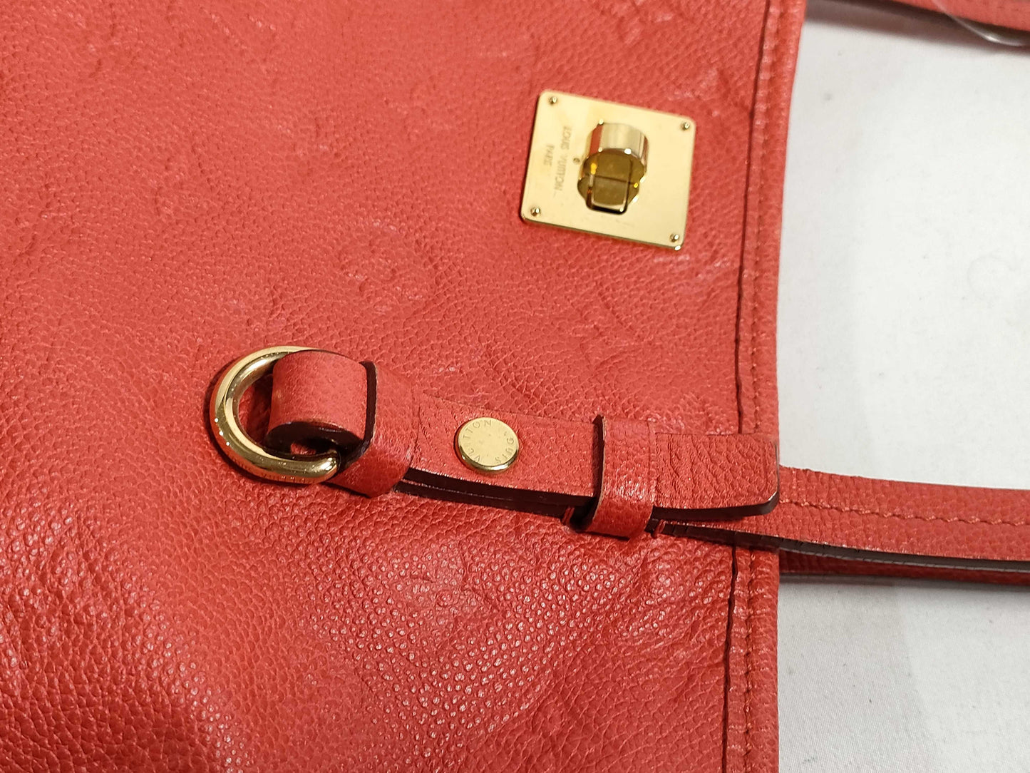 LOUIS VUITTON Monogram Empreinte Citadines PM Tote Bag with Pouch
