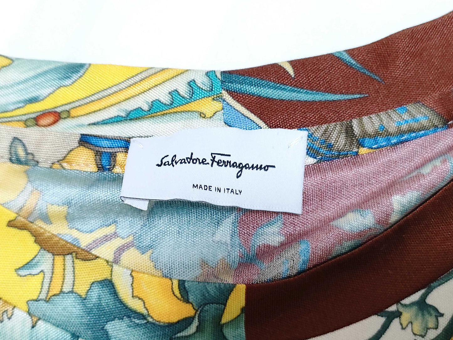 Salvatore Ferragamo Silk Shirt Tops