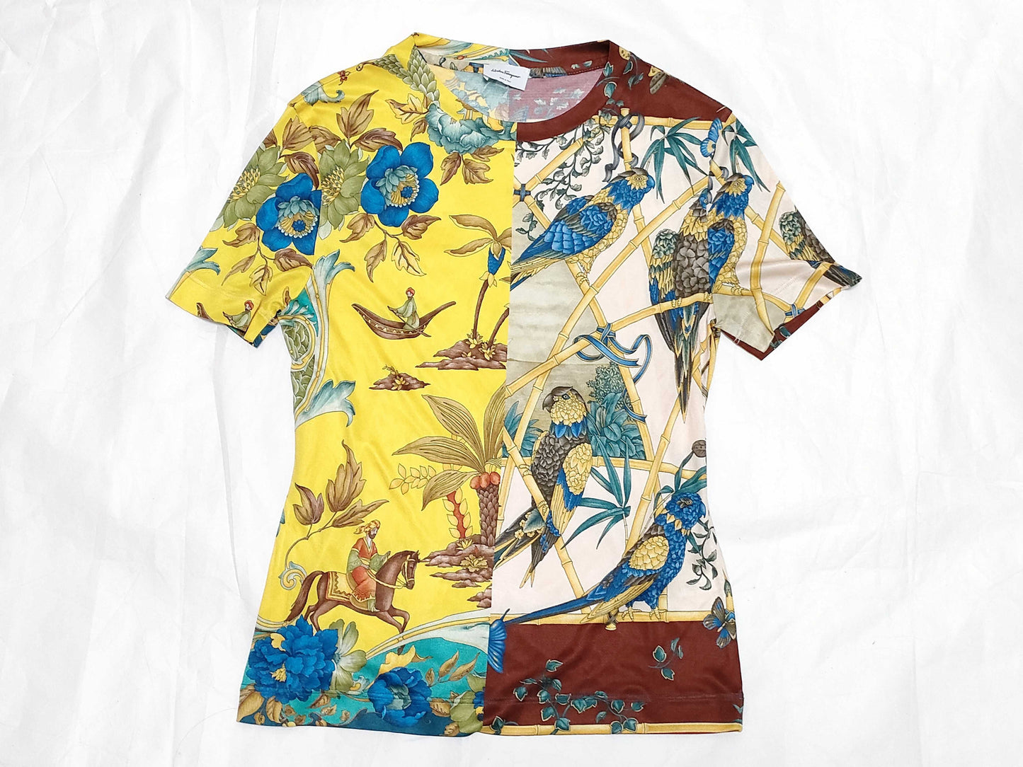 Salvatore Ferragamo Silk Shirt Tops