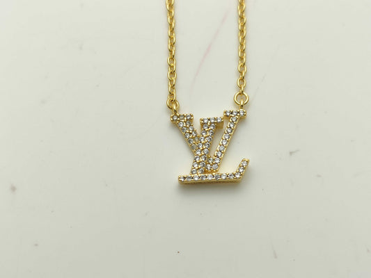 LOUIS VUITTON Monogram Blooming Necklace M64855 Necklace