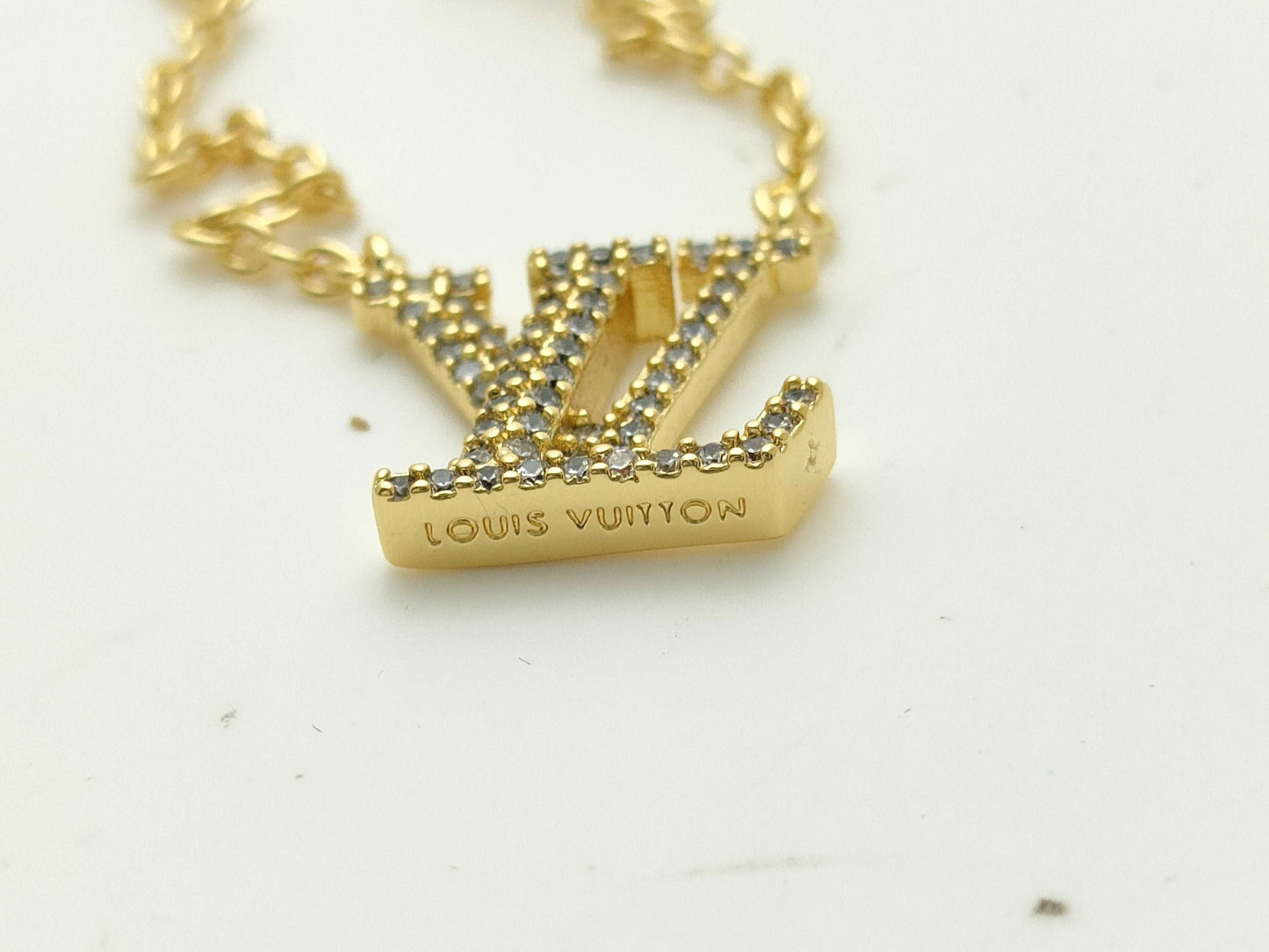LOUIS VUITTON Monogram Blooming Necklace M64855 Necklace
